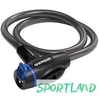 Zapięcie rowerowe Gerda pętla, korpus, okrągły Flex 650/10T OSFL006501006T2XP N/A