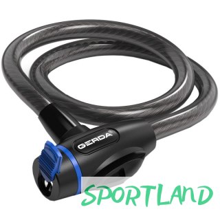 Zapięcie rowerowe Gerda pętla, korpus okrągły, Flex 650/12T OSFL006501206T2XP N/A