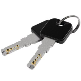 Zapięcie rowerowe Gerda pętla, korpus okrągły, Flex 650/12T OSFL006501206T2XP N/A