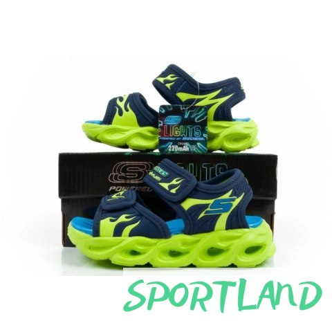 Sandały Skechers Jr 400102N/NVLM 25 Sandały Skechers Jr 400102N/NVLM 25