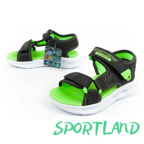 Sandały Skechers Jr 401673L/BKLM 28 Sandały Skechers Jr 401673L/BKLM 28