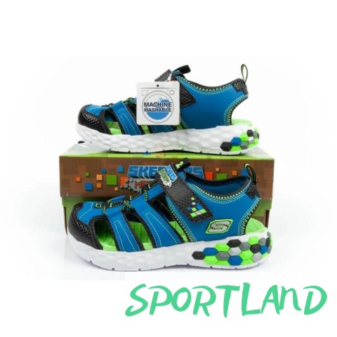 Sandały Skechers Jr 402213L/BBLM 33,5