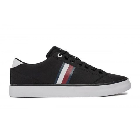 Buty Tommy Hilfiger Hi Vulc Low Stripes Mesh M FM0FM04946BDS 44 Buty Tommy Hilfiger Hi Vulc Low Stripes Mesh M FM0FM04946BDS 44