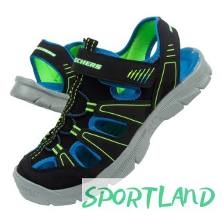 Sandały Skechers Jr 406520L/BBLM 36,5