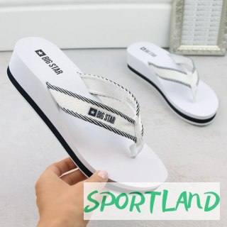 Japonki klapki na koturnie Big Star W NN274A726 41