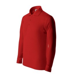 Koszulka polo Malfini Pique Polo LS Jr MLI-24107 czerwony 158 cm/12 lat