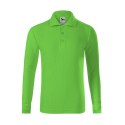 Koszulka polo Malfini Pique Polo LS Jr MLI-24192 green apple 158 cm/12 lat