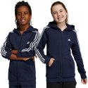 Bluza adidas Essentials 3-Stripes Fleece Full-Zip Hoodie Jr IC0600 140cm