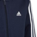 Bluza adidas Essentials 3-Stripes Fleece Full-Zip Hoodie Jr IC0600 140cm