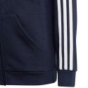 Bluza adidas Essentials 3-Stripes Fleece Full-Zip Hoodie Jr IC0600 140cm