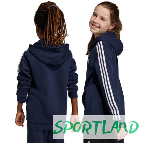 Bluza adidas Essentials 3-Stripes Fleece Full-Zip Hoodie Jr IC0600 152cm Bluza adidas Essentials 3-Stripes Fleece Full-Zip Hoodie Jr IC0600 152cm