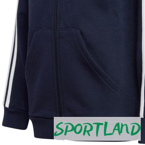 Bluza adidas Essentials 3-Stripes Fleece Full-Zip Hoodie Jr IC0600 152cm Bluza adidas Essentials 3-Stripes Fleece Full-Zip Hoodie Jr IC0600 152cm