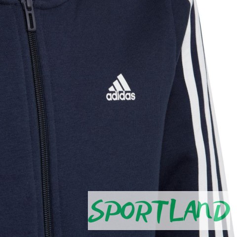 Bluza adidas Essentials 3-Stripes Fleece Full-Zip Hoodie Jr IC0600 164cm Bluza adidas Essentials 3-Stripes Fleece Full-Zip Hoodie Jr IC0600 164cm