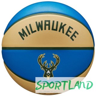 Piłka do koszykówki Wilson NBA Team City Edition Milwaukee Bucks Ball WZ4016517ID 7