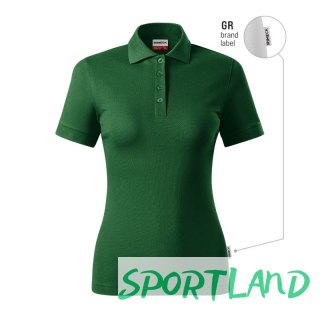 Koszulka polo Malfini Resist Heavy Polo W MLI-R21GR zieleń butelkowa 06 M