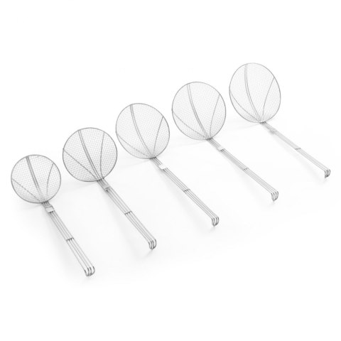 Cedzak sitko do smażenia w głębokim oleju ze stali nierdzewnej śr. 220 mm - Hendi 640708 Cedzak sitko do smażenia w głębokim oleju ze stali nierdzewnej śr. 220 mm - Hendi 640708