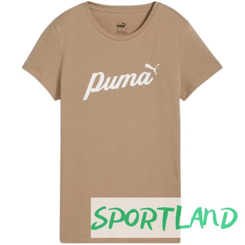 Koszulka damska Puma ESS+Script beżowa 679315 67 L Koszulka damska Puma ESS+Script beżowa 679315 67 L
