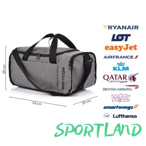 Torba fitness Meteor Nanuq 16892 uniw Torba fitness Meteor Nanuq 16892 uniw