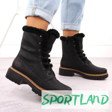 Buty z futerkiem Rieker W 72625-00 RKR714 39 Buty z futerkiem Rieker W 72625-00 RKR714 39