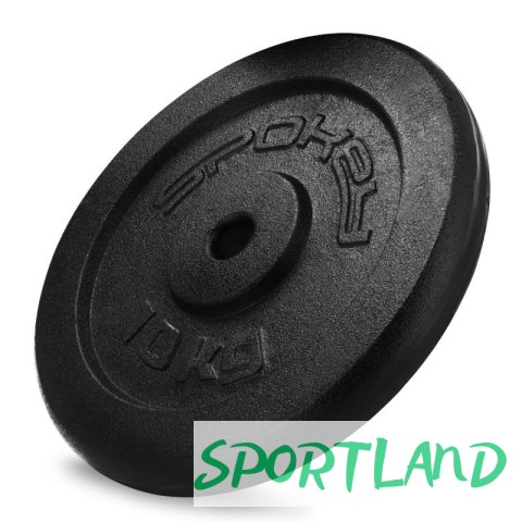 Obciążenie żeliwne 10kg Spokey Sinis H SPK-944485 10 KG Obciążenie żeliwne 10kg Spokey Sinis H SPK-944485 10 KG