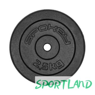Obciążenie żeliwne 2,5kg Spokey Sinis SPK-944483 2,5 kg