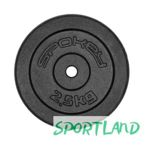 Obciążenie żeliwne 2,5kg Spokey Sinis SPK-944483 2,5 kg Obciążenie żeliwne 2,5kg Spokey Sinis SPK-944483 2,5 kg