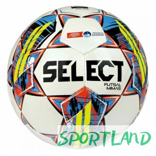 Piłka halowa SELECT Futsal Mimas FOGO Ekstraklasa FIFA Basic biała Futsal