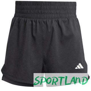 Spodenki adidas Pacer Training 3-Stripes Woven High-Rise W IT7760 L 5"