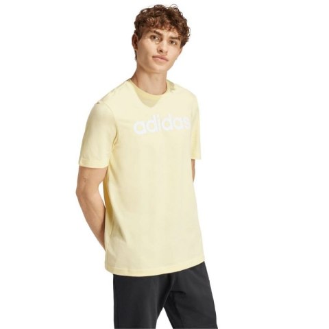 Koszulka adidas Essentials Single Jersey Linear Embroidered M IZ4769 L Koszulka adidas Essentials Single Jersey Linear Embroidered M IZ4769 L