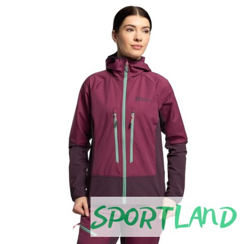 Kurtka Jack Wolfskin Alpspitze Hoody Jkt W 1307391-1014 W L L Kurtka Jack Wolfskin Alpspitze Hoody Jkt W 1307391-1014 W L L