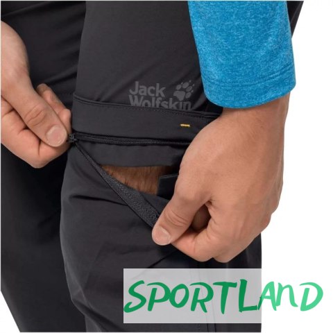 Spodnie Jack Wolfskin Overland Zip Away Pants M 1506113-6000 54 Spodnie Jack Wolfskin Overland Zip Away Pants M 1506113-6000 54