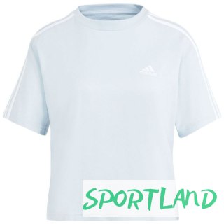 Koszulka adidas Essentials 3-Stripes Single Jersey Crop Top W IS1568 L