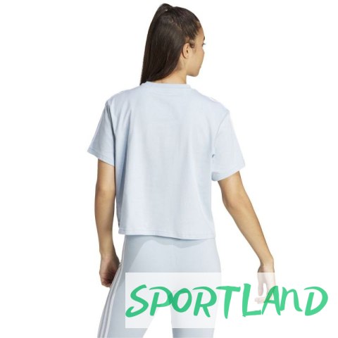 Koszulka adidas Essentials 3-Stripes Single Jersey Crop Top W IS1568 L Koszulka adidas Essentials 3-Stripes Single Jersey Crop Top W IS1568 L