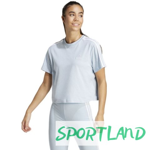 Koszulka adidas Essentials 3-Stripes Single Jersey Crop Top W IS1568 L Koszulka adidas Essentials 3-Stripes Single Jersey Crop Top W IS1568 L