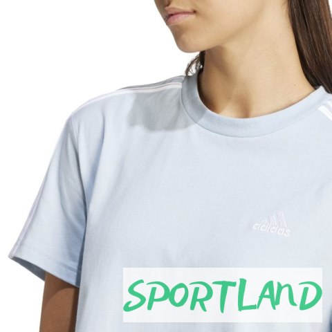 Koszulka adidas Essentials 3-Stripes Single Jersey Crop Top W IS1568 L Koszulka adidas Essentials 3-Stripes Single Jersey Crop Top W IS1568 L
