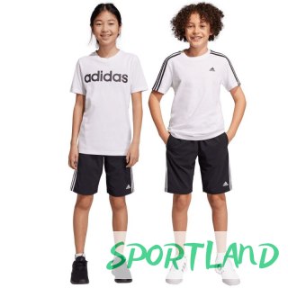 Spodenki adidas Essentials 3-Stripes Woven Jr HR6332 152cm