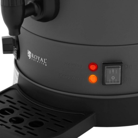 Warnik podgrzewacz do wody z podwójnymi ściankami i ociekaczem 13.5 L 2500 W szary Warnik podgrzewacz do wody z podwójnymi ściankami i ociekaczem 13.5 L 2500 W szary