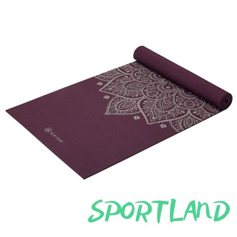 Mata do Jogi Gaiam Midnight Plum Sundial Flower 5mm 65734 N/A Mata do Jogi Gaiam Midnight Plum Sundial Flower 5mm 65734 N/A