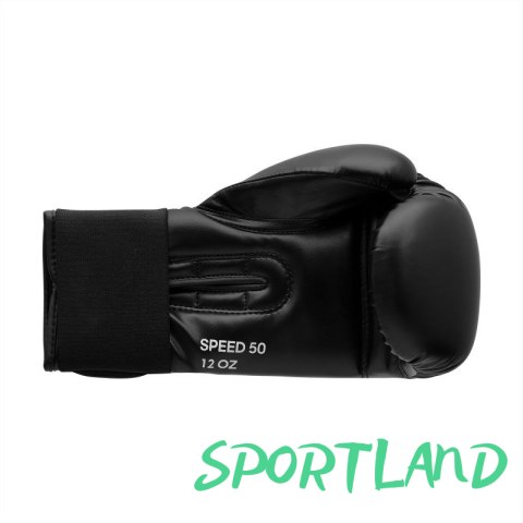 Rękawice bokserskie adidas Speed 50 ADISBG50-czarno-złoty 10 oz Rękawice bokserskie adidas Speed 50 ADISBG50-czarno-złoty 10 oz