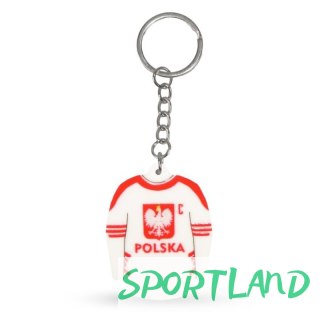 Brelok koszulka hokejowa Polska (Home) SREBBREKH-PL N/A