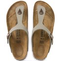 Japonki damskie Birkenstock Gizeh Stone Birko-Flor narrow na wąską stopę szare (0043393) 36.0