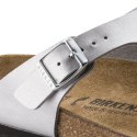 Japonki damskie srebrne Birkenstock Gizeh Birko-Flor narrow wąskie (0043853) 37.0