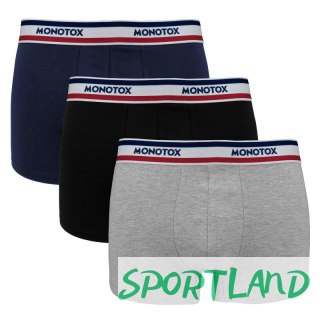 Bokserki Monotox Basics Boxer Brief 3-pak M MX21063 XL