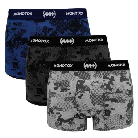 Bokserki Monotox Basics Boxer Brief 3-pak M MX21065 L