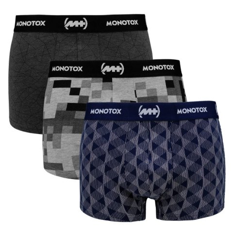 Bokserki Monotox Basics Boxer Brief 3-pak M MX21066 L