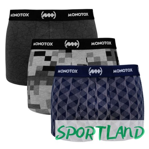 Bokserki Monotox Basics Boxer Brief 3-pak M MX21066 M Bokserki Monotox Basics Boxer Brief 3-pak M MX21066 M