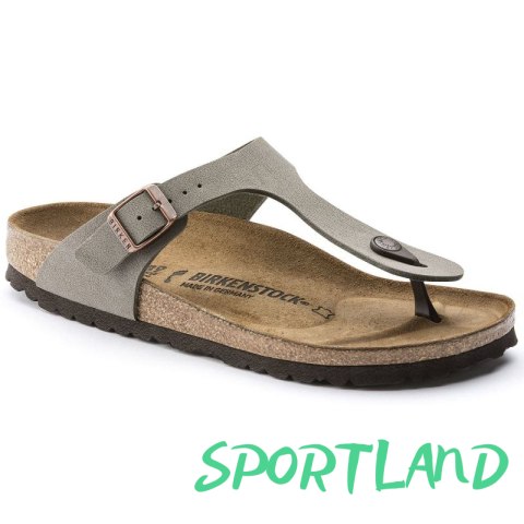 Japonki damskie Birkenstock Gizeh Stone Birko-Flor narrow na wąską stopę szare (0043393) 36.0 Japonki damskie Birkenstock Gizeh Stone Birko-Flor narrow na wąską stopę szare (0043393) 36.0