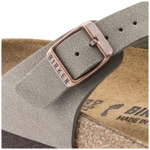 Japonki damskie Birkenstock Gizeh Stone Birko-Flor narrow na wąską stopę szare (0043393) 40.0 Japonki damskie Birkenstock Gizeh Stone Birko-Flor narrow na wąską stopę szare (0043393) 40.0