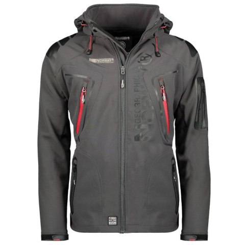 Kurtka softshell Geographical Norway Techno DB MEN 056 WU1060H/GN-DARK GREY XL Kurtka softshell Geographical Norway Techno DB MEN 056 WU1060H/GN-DARK GREY XL