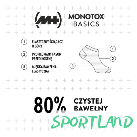Skarpety Monotox Basics Socks 3-pack SKS20PKB 35-38 Skarpety Monotox Basics Socks 3-pack SKS20PKB 35-38